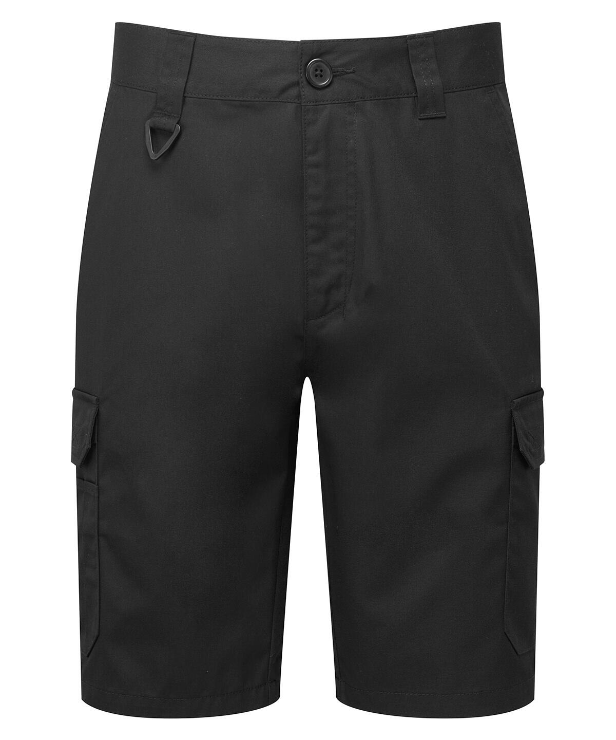 Premier PR564 Workwear cargo shorts Black