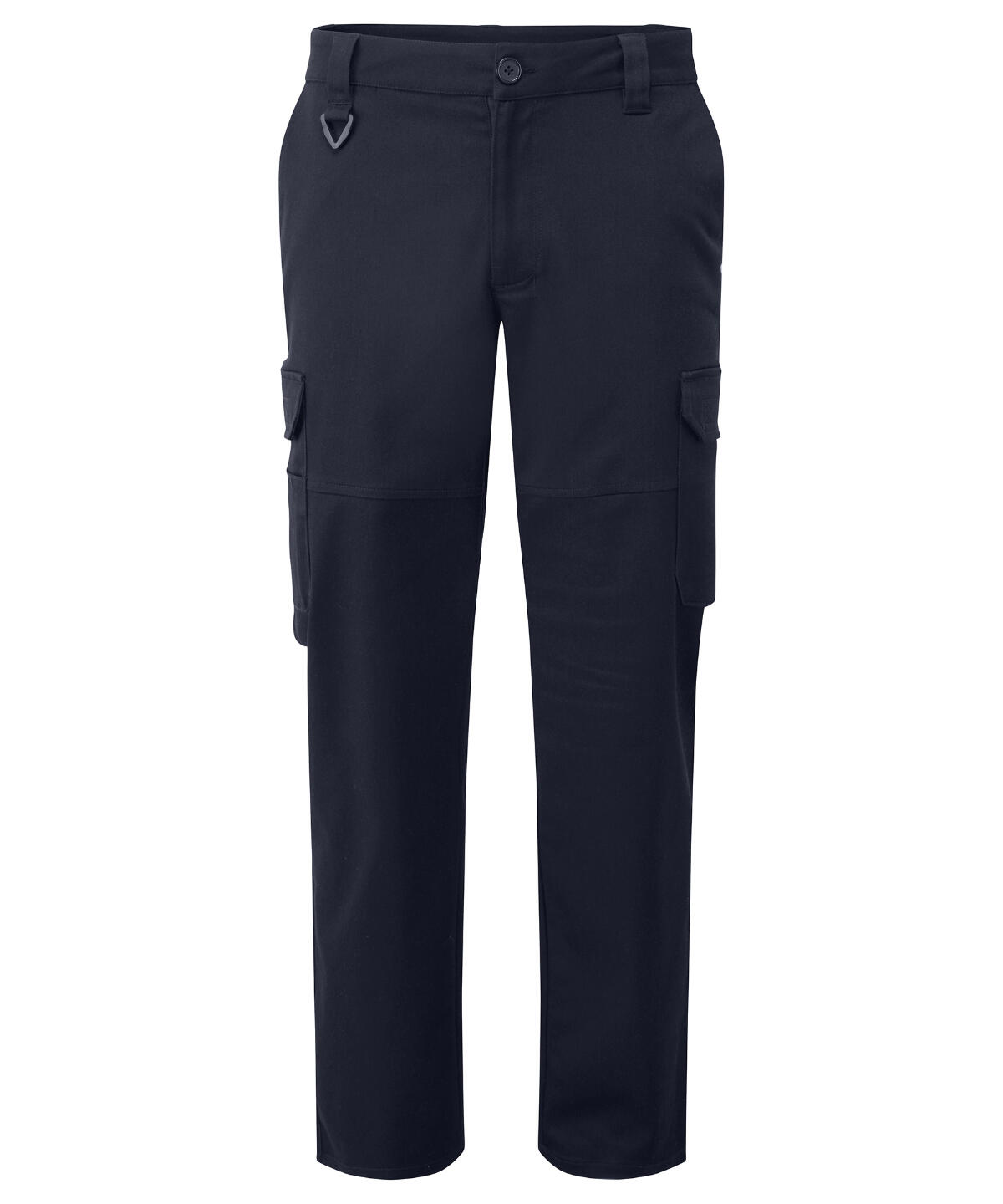 Premier PR565 Stretchchecker work cargo trousers Blue
