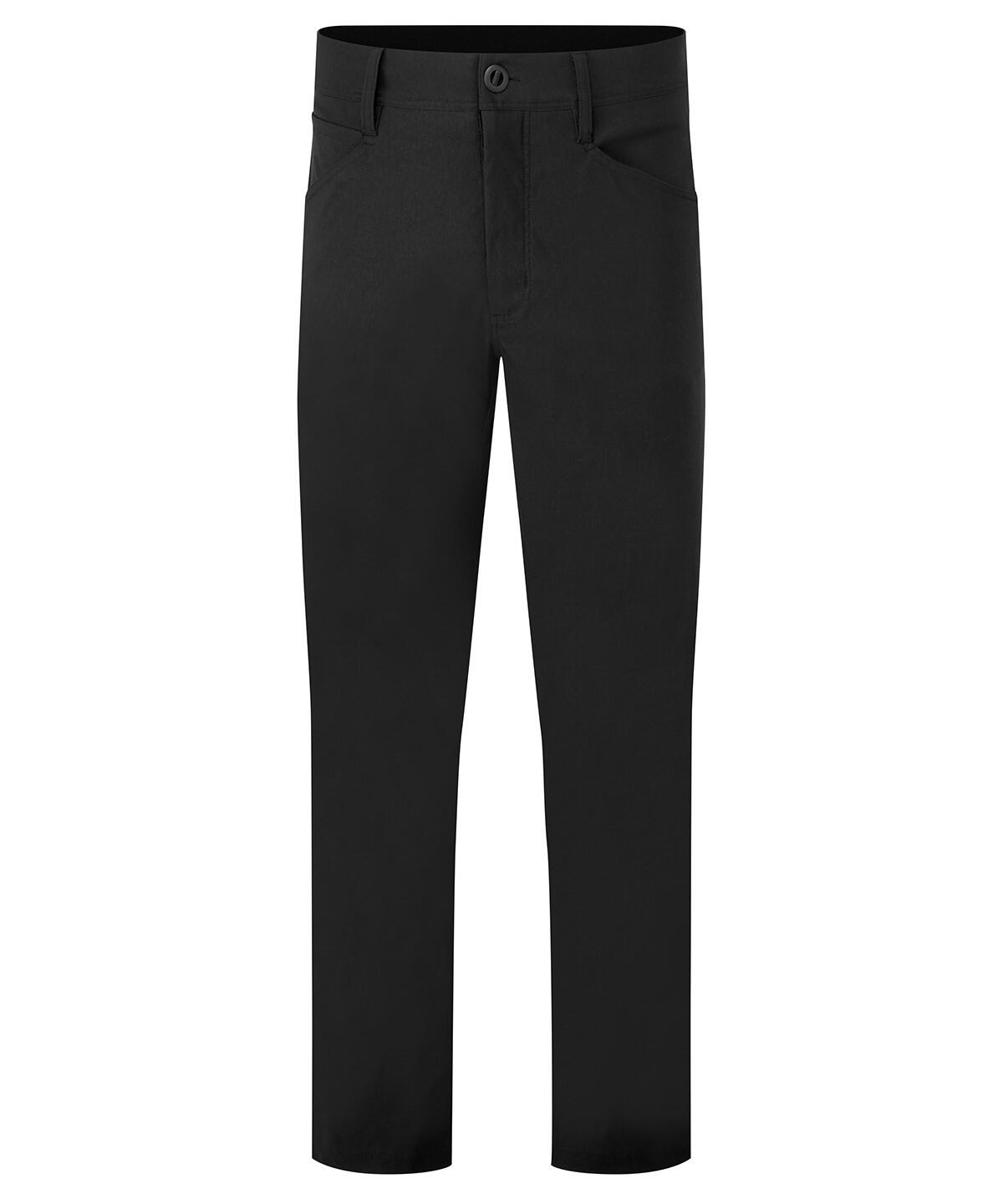 Premier PR566 Stretchchecker ‘Adapt’ trousers Black
