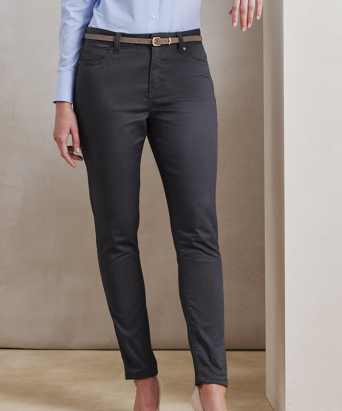 PR570 Women's performance chino jeans Blue - Image 2