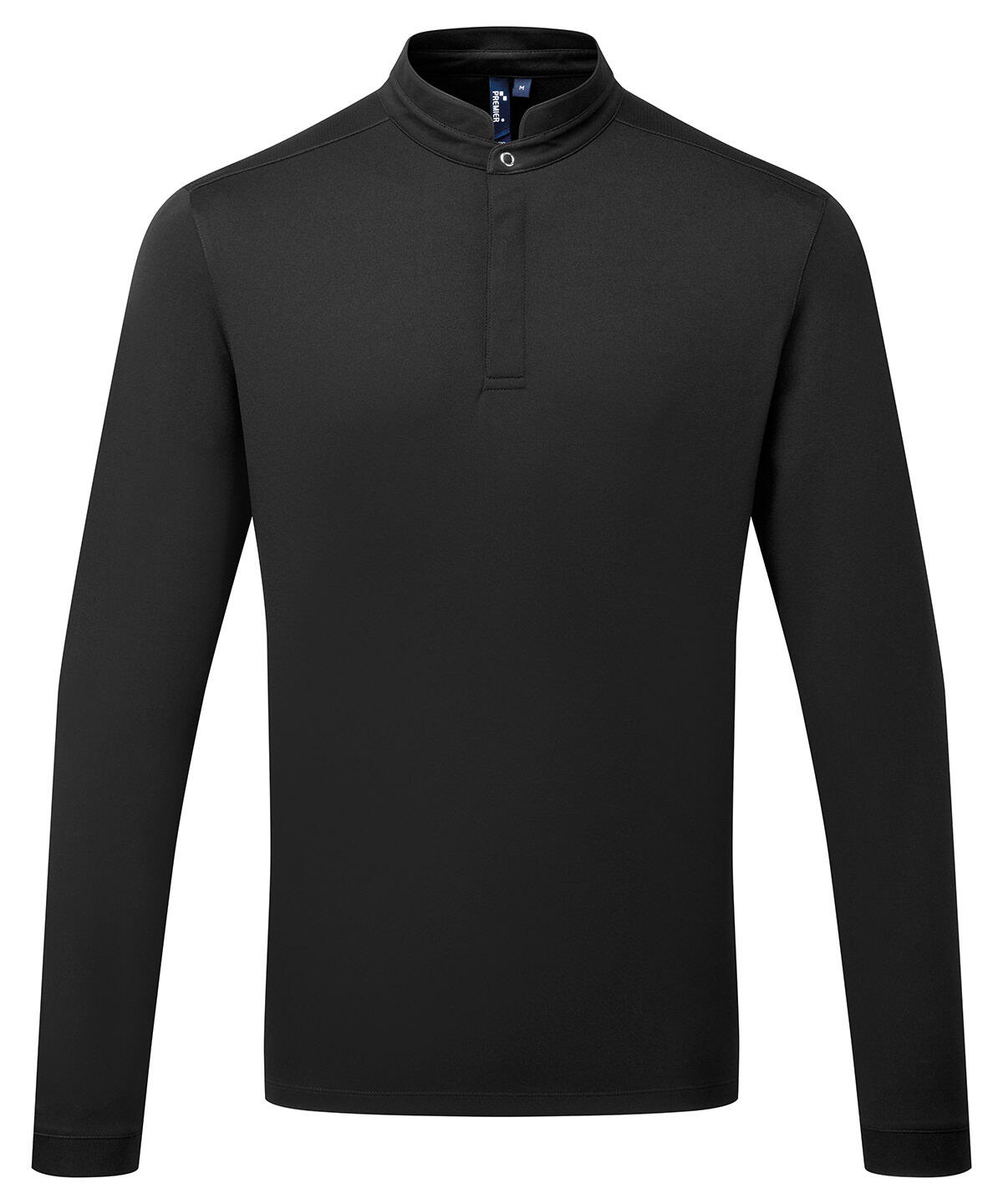 Premier PR647 Essential Coolchecker® long sleeve chef’s shirt Black