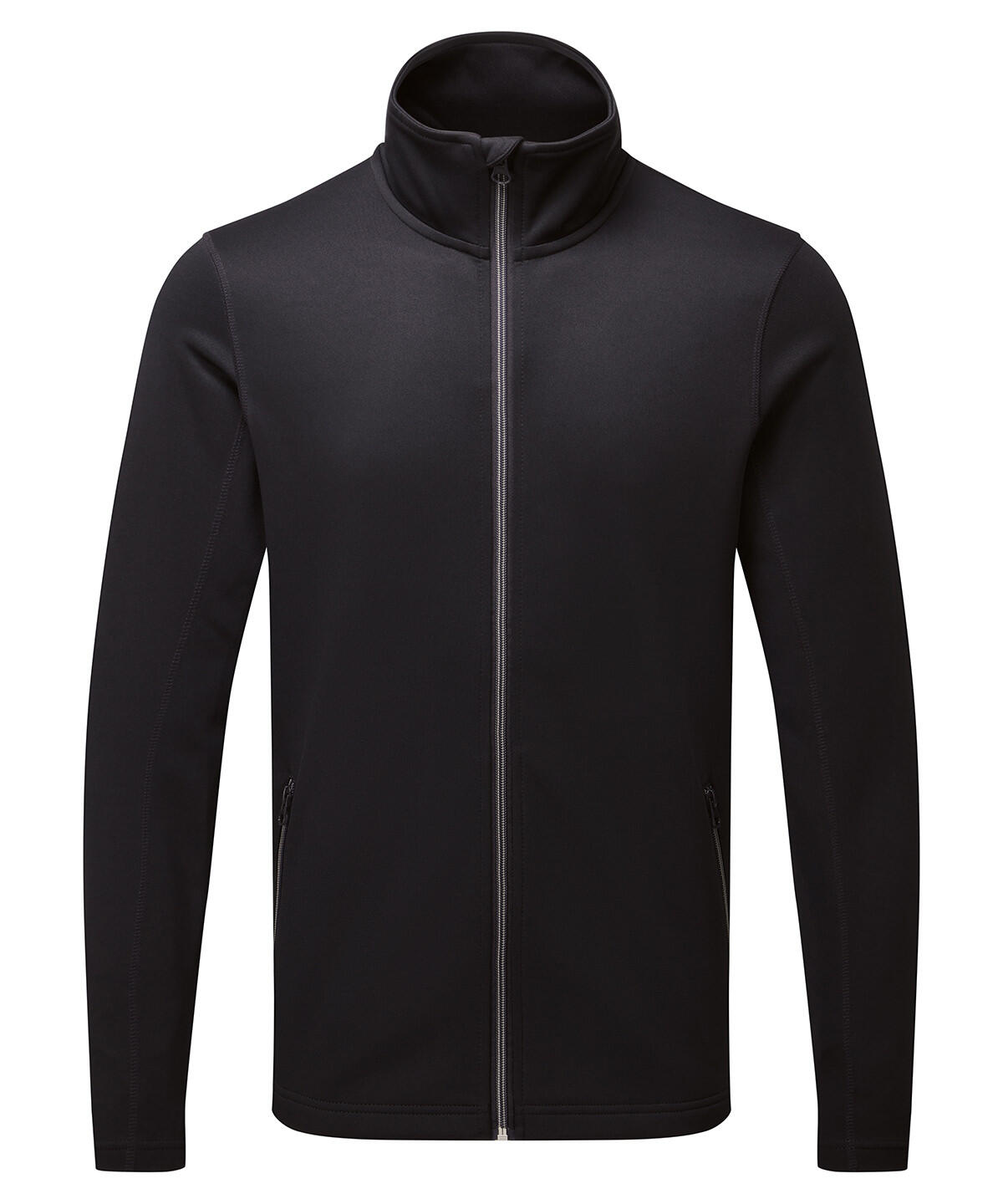 Premier PR808 Men's spun dyed sustainable zip-through sweatshirt Black