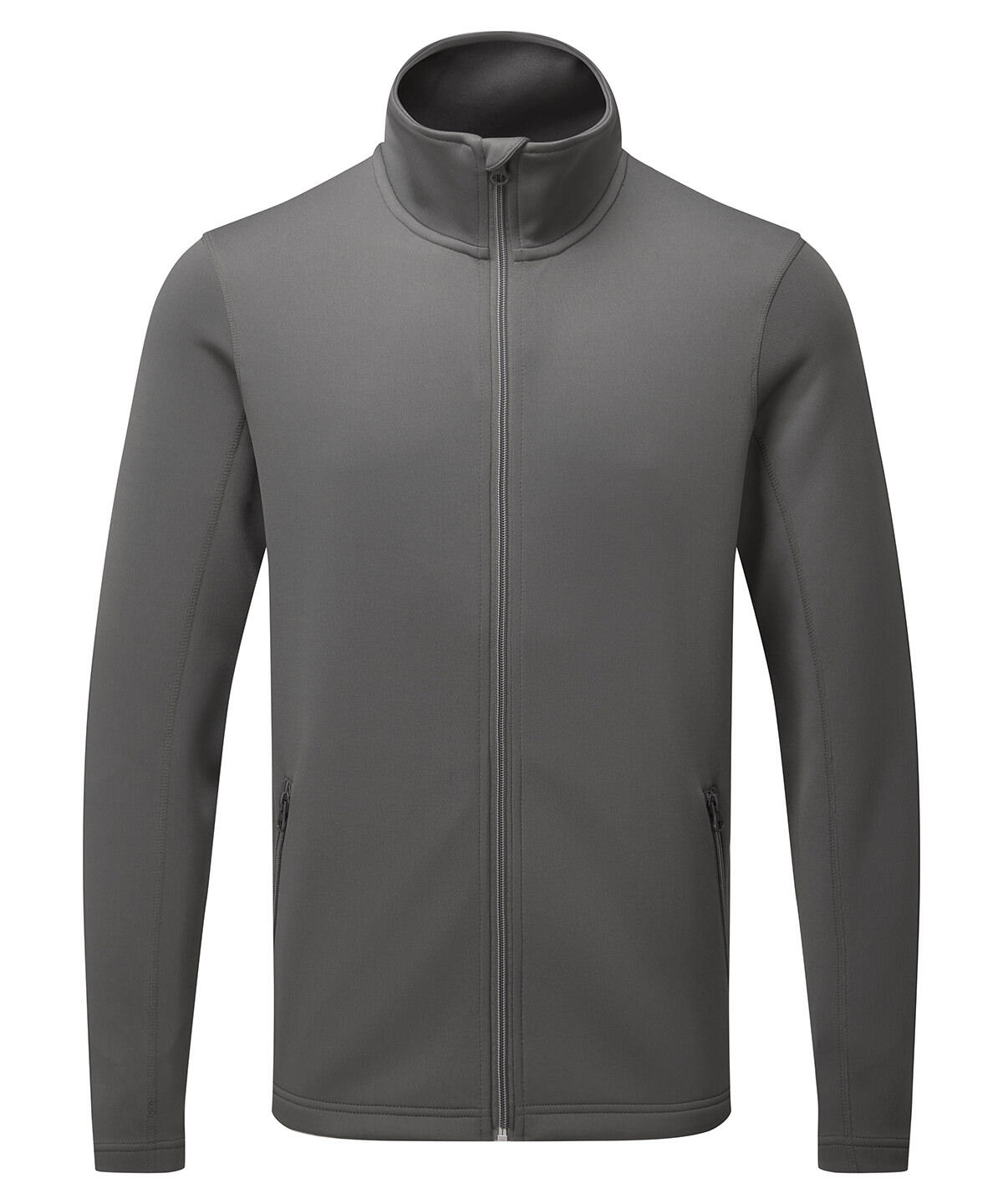 Premier PR808 Men's spun dyed sustainable zip-through sweatshirt Grey