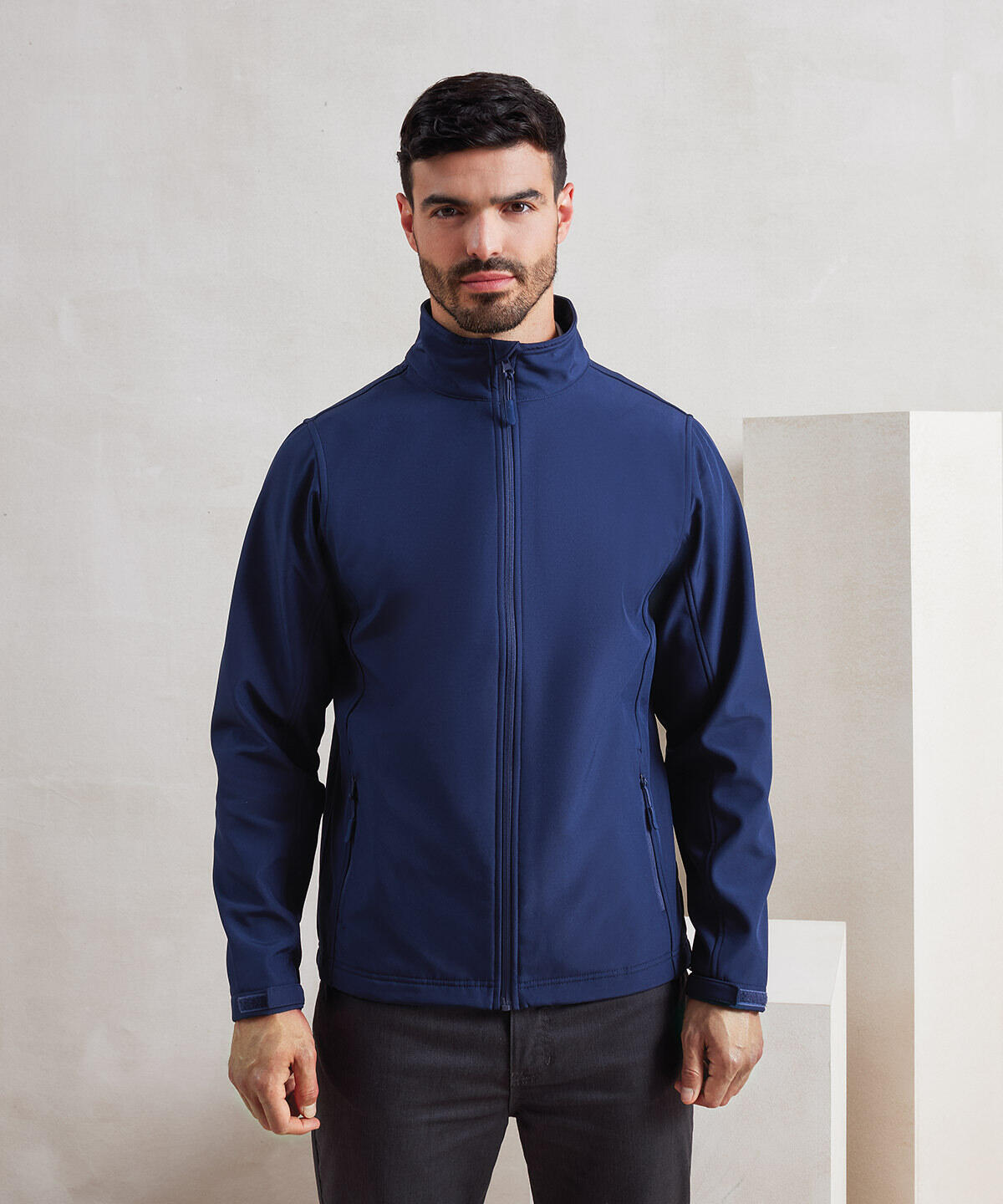 PR810 Windchecker® printable and recycled softshell jacket Grey - Image 2