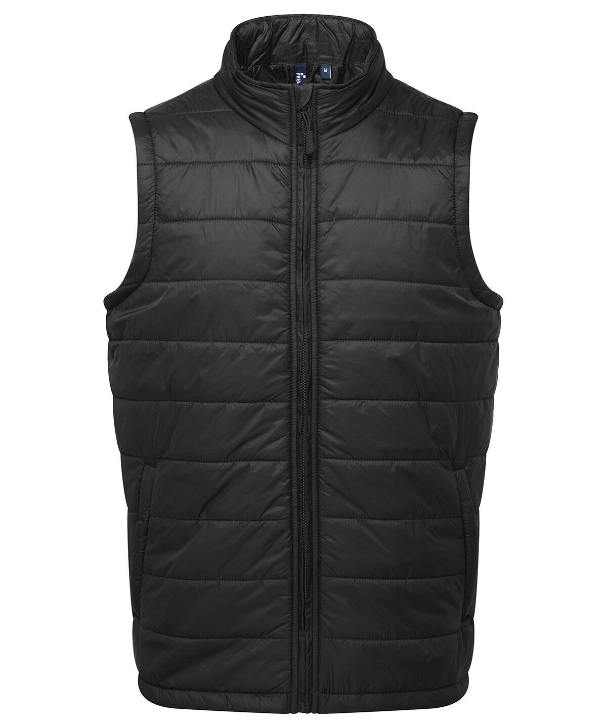 Premier PR811 ‘Recyclight’ padded gilet Black