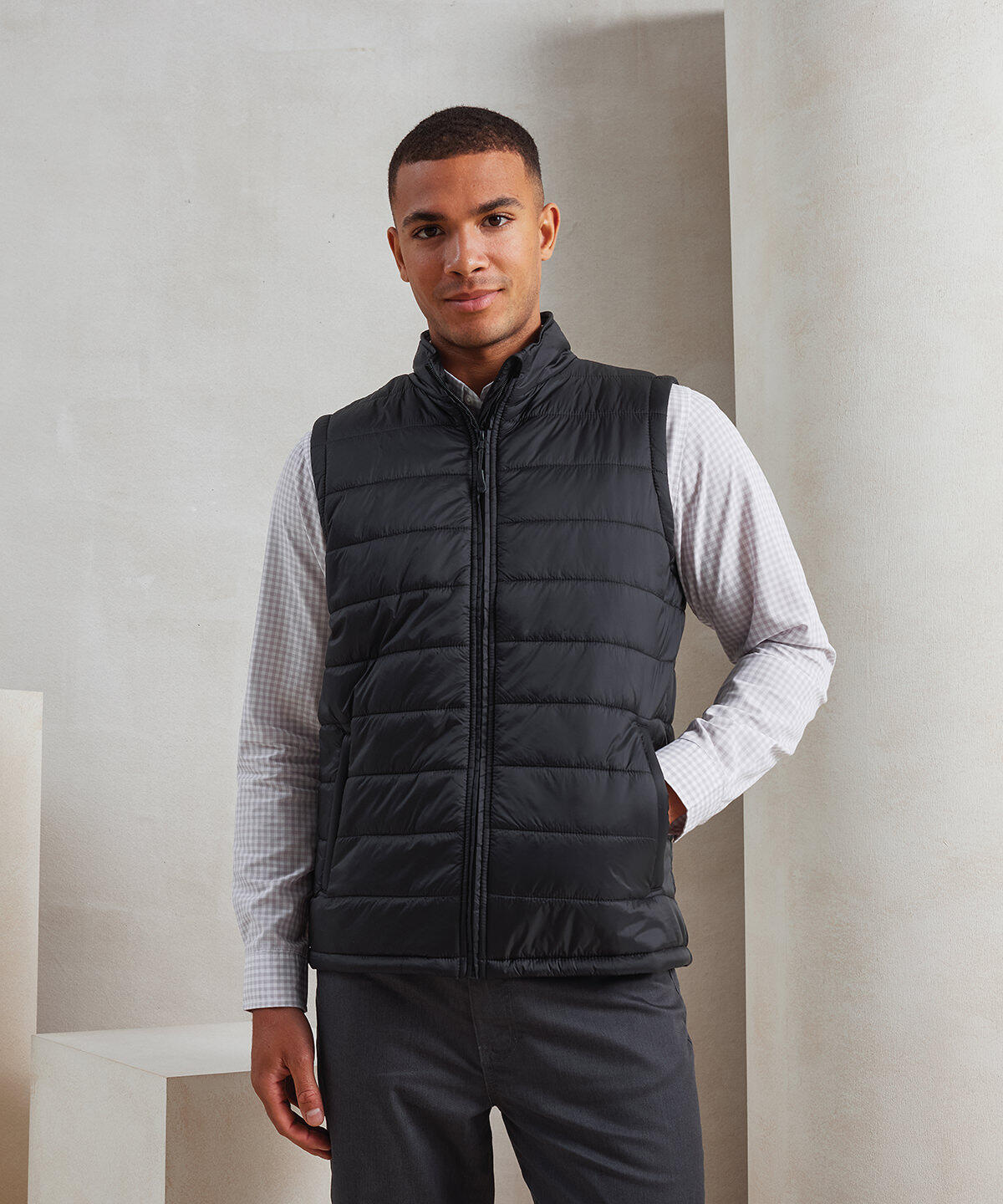 PR811 ‘Recyclight’ padded gilet Blue - Image 2