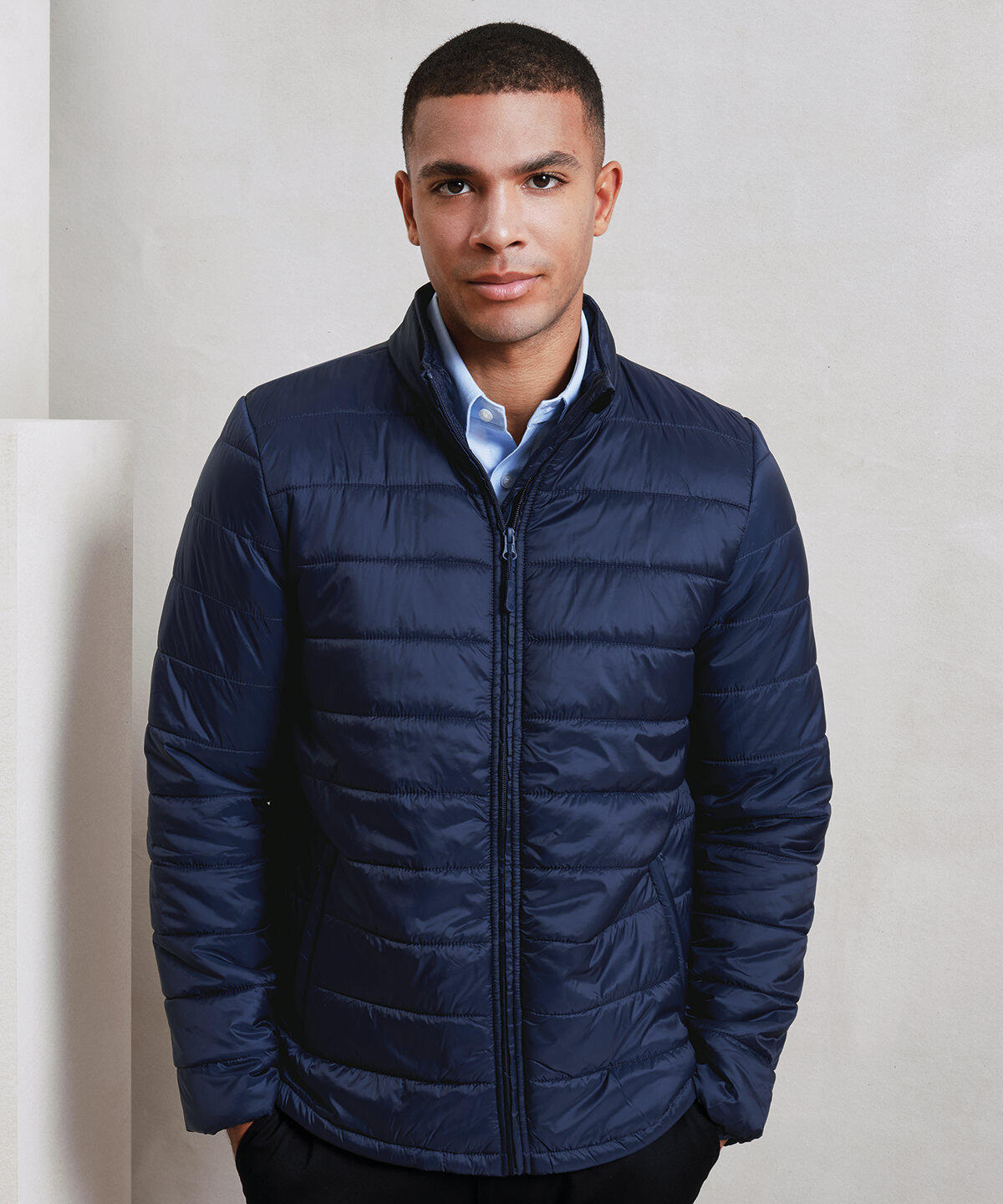 PR817 ‘Recyclight’ padded jacket Blue - Image 2