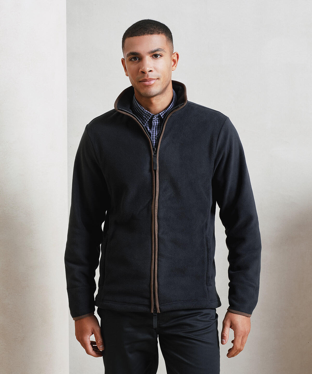 PR823 Artisan fleece jacket Red - Image 2