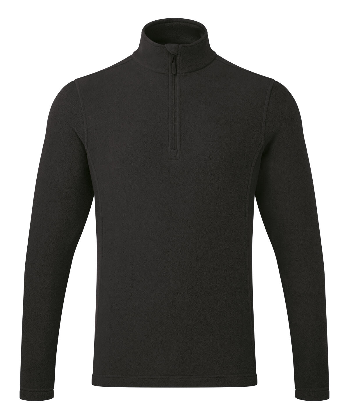 Premier PR831 Unisex ‘Recyclight’ 1/4 zip microfleece Black