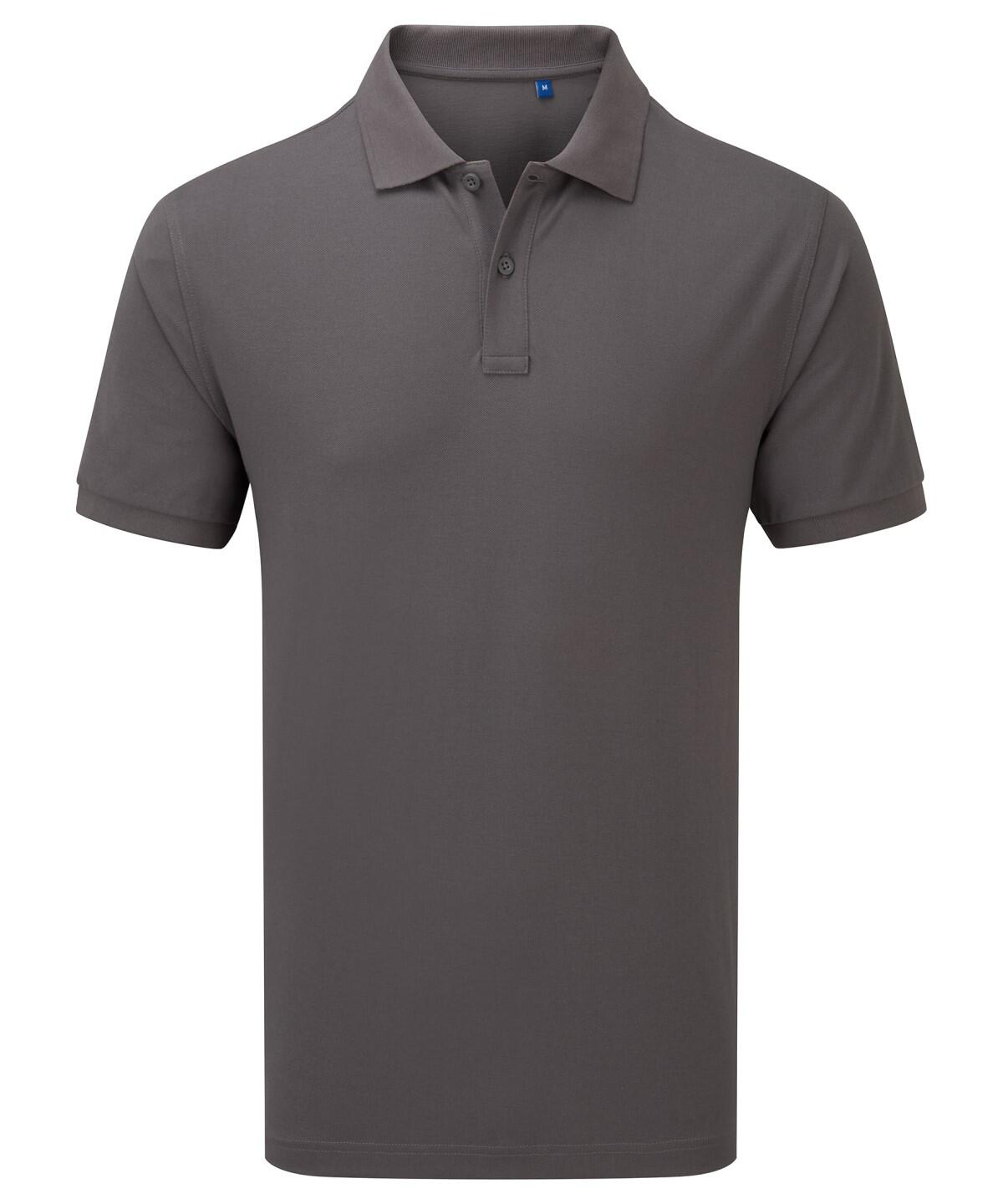 Premier PR995 ‘Essential’ unisex short sleeve workwear polo shirt Grey