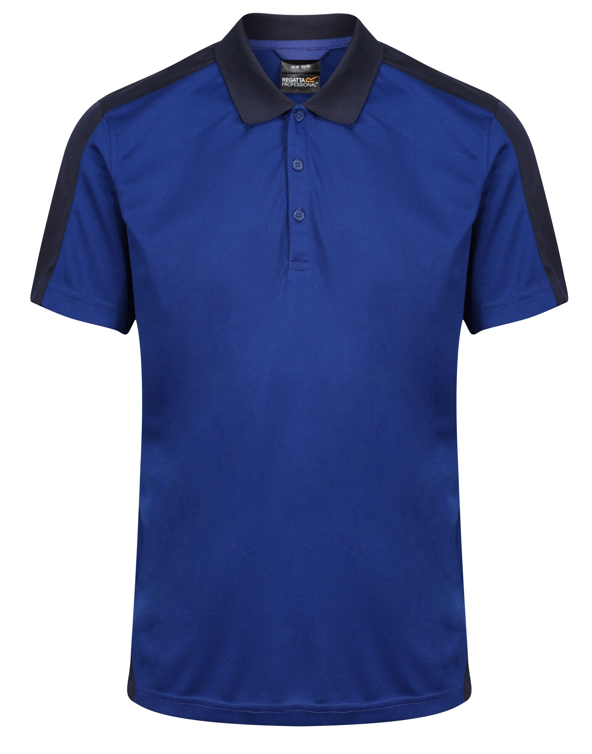 Regatta Professional New Royal / Navy Contrast Quick Wicking Polo Shirt