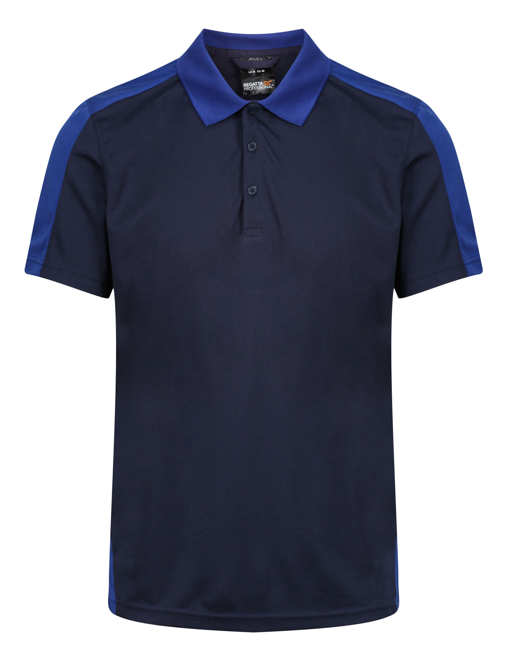 Regatta Professional TRS174 REGATTA PROFESSIONAL Contrast Quick Wicking Polo Shirt Navy/ New Royal