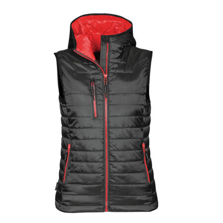 Stormtech PFV-2W Stormtech Women's Gravity Thermal Bodywarmer Black/True Red