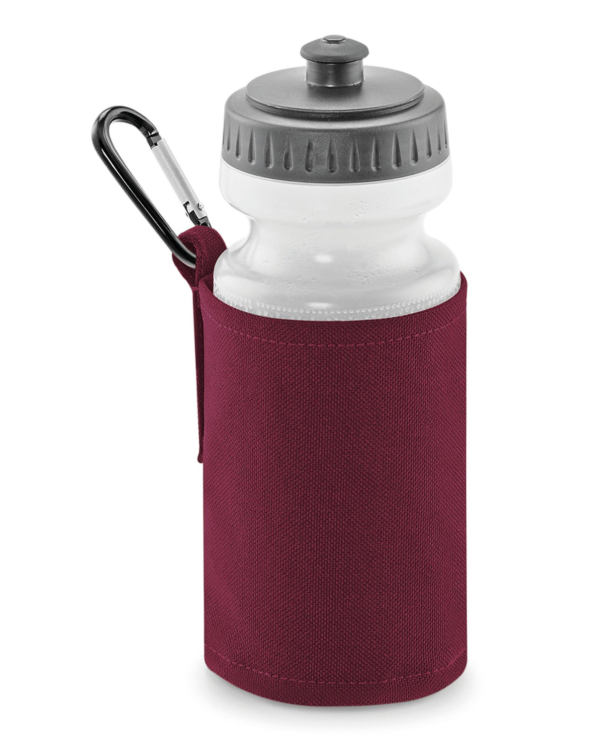 Quadra Burgundy Water Bottle And Holder