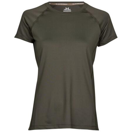 Tee Jays TJ7021 Tee Jays Ladies' CoolDry Tee Deep Green