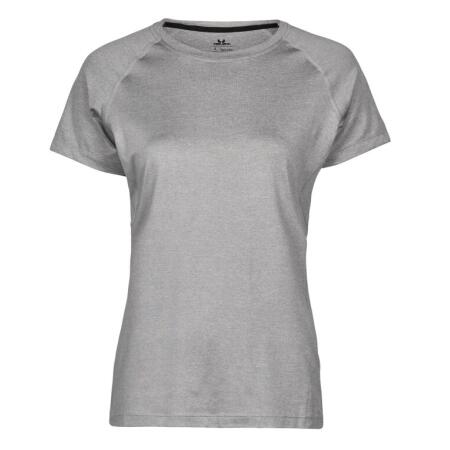 Tee Jays TJ7021 Tee Jays Ladies' CoolDry Tee Grey Melange