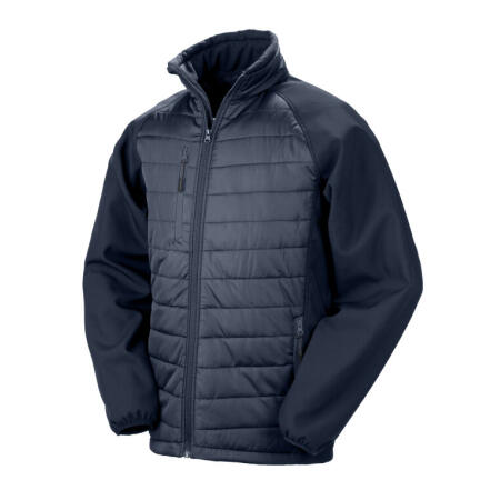 Result Recycled R237X Result Recycled Compass Padded Softshell Jkt Navy/Navy