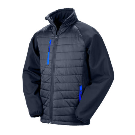 Result Recycled R237X Result Recycled Compass Padded Softshell Jkt Navy/Royal