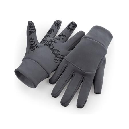 Beechfield B310 Beechfield  Softshell Sports Tech Gloves Graphite Grey