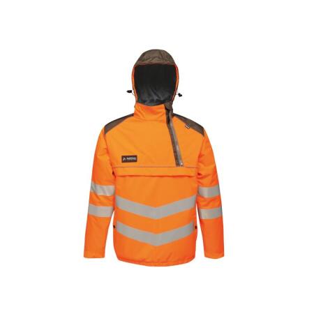 Regatta High Visibility TRA316 REGATTA HIGH VISIBILITY Hi-Vis Overhead Bomber Orange/Grey
