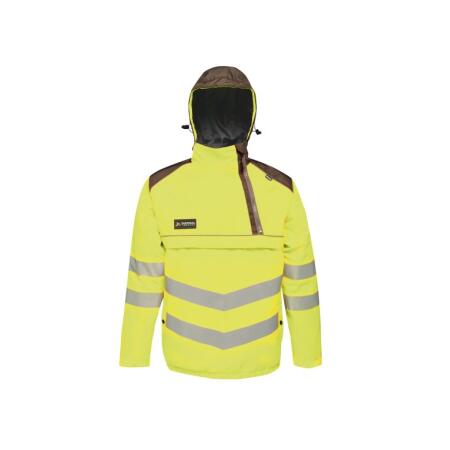 Regatta High Visibility TRA316 REGATTA HIGH VISIBILITY Hi-Vis Overhead Bomber Yellow/Grey