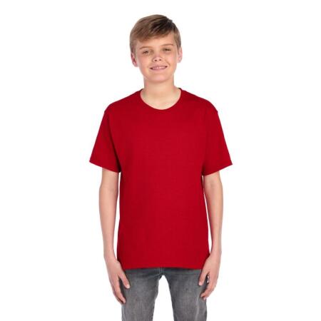 Jerzees 0S470Y0 Jerzees Eco Youth Premium Organic T True Red