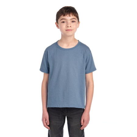 Jerzees 0S470Y0 Jerzees Eco Youth Premium Organic T Mineral Blue
