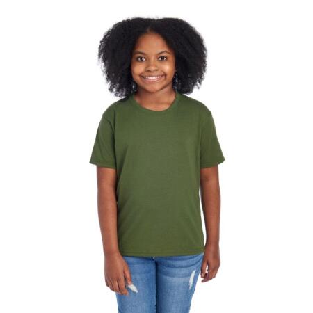 Jerzees 0S470Y0 Jerzees Eco Youth Premium Organic T Military Green