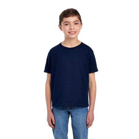 Jerzees 0S470Y0 Jerzees Eco Youth Premium Organic T Navy Blue