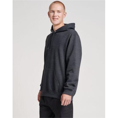 Jerzees 0S700M0 Jerzees Eco Premium Hooded Sweatshirt Black Ink Heather