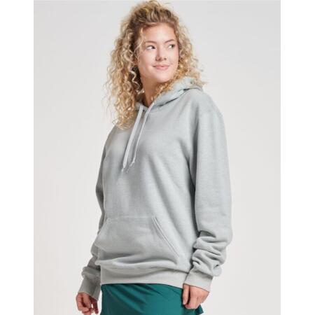 Jerzees 0S700M0 Jerzees Eco Premium Hooded Sweatshirt Frost Grey Heather