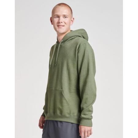 Jerzees 0S700M0 Jerzees Eco Premium Hooded Sweatshirt Military Green Heather