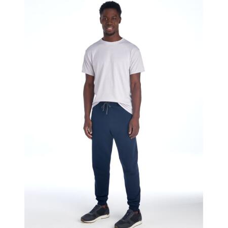 Jerzees 0S975M0 Jerzees NuBlend Pocketed Jog Sweatpant Navy Blue