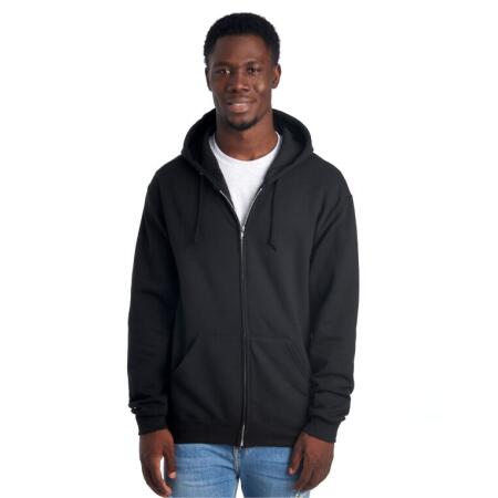 Jerzees 0S993M0 Jerzees NuBlend Full-Zip Hooded Sweat Black