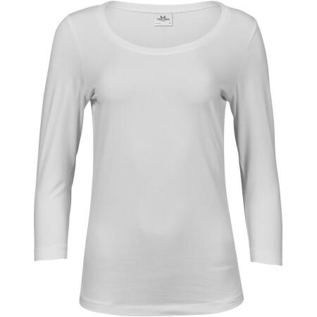 Tee Jays TJ460 Tee Jays Ladies' Stretch 3/4 Sleeve Tee White