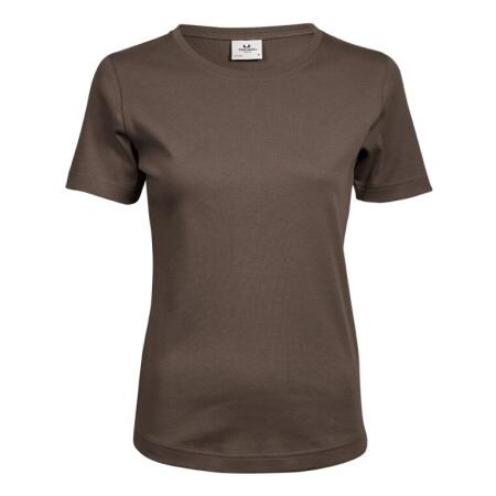 Tee Jays TJ580 Tee Jays Ladies' Interlock Tee Chocolate