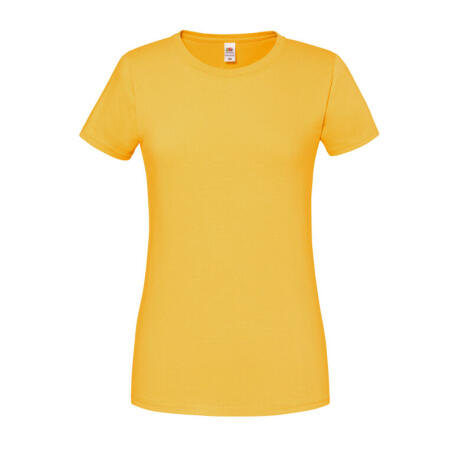 Fruit Of The Loom 61424 Fruit Of The Loom Ladies' Iconic 195 Ring Spun Premium T Sunflower