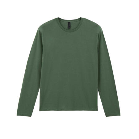Gildan 64400 GILDAN Softstyle Adult L/S T-Shirt Military Green