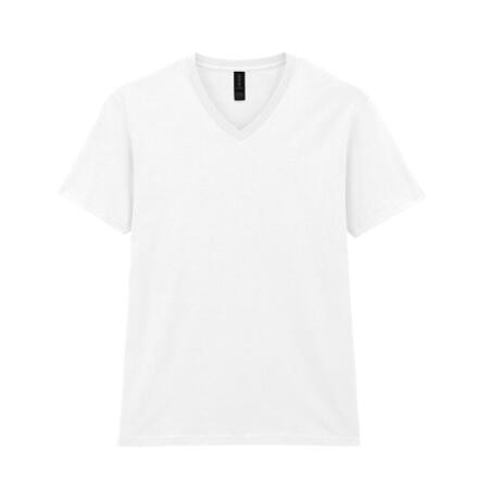 Gildan 64V00 GILDAN Softstyle Adult V-Neck Tee White