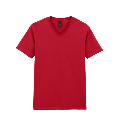 Gildan 64V00 GILDAN Softstyle Adult V-Neck Tee Red
