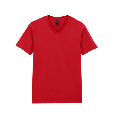 Gildan 64V00 GILDAN Softstyle Adult V-Neck Tee Cherry Red