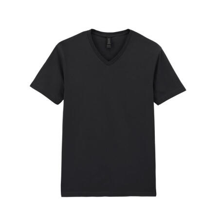 Gildan 64V00 GILDAN Softstyle Adult V-Neck Tee Black