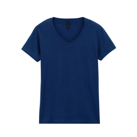 Gildan 64V00L Gildan Softstyle Ladies V-Neck Tee Navy Blue
