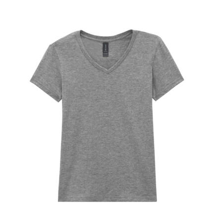 Gildan 64V00L Gildan Softstyle Ladies V-Neck Tee Sport Grey (RS)
