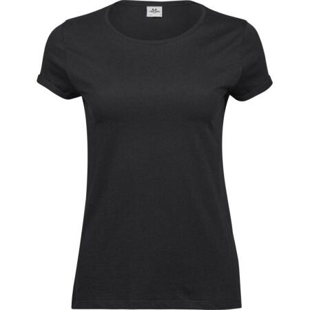 Tee Jays TJ5063 Tee Jays Ladies Roll-Up Tee Black