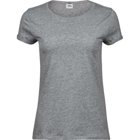 Tee Jays TJ5063 Tee Jays Ladies Roll-Up Tee Heather Grey