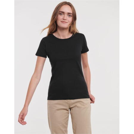 Russell Pure Organic R108F Russell Pure Organic Ladies' T Black
