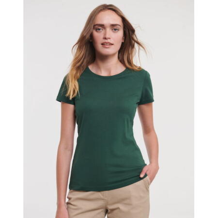 Russell Pure Organic R108F Russell Pure Organic Ladies' T Bottle Green