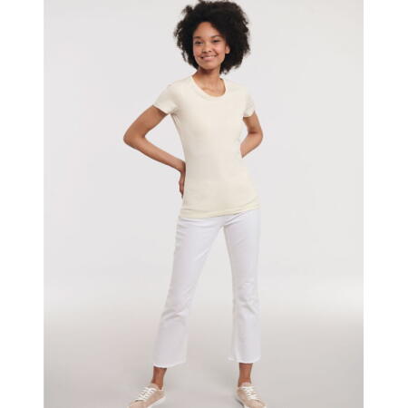 Russell Pure Organic R108F Russell Pure Organic Ladies' T Natural