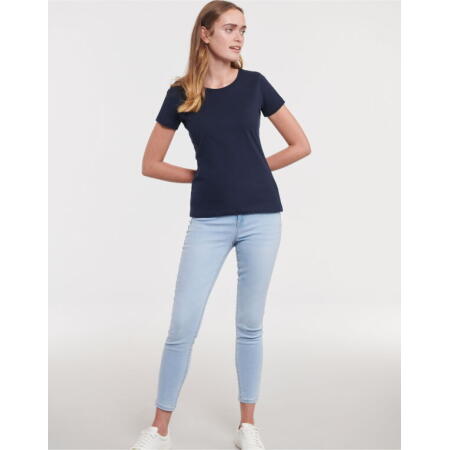 Russell Pure Organic R108F Russell Pure Organic Ladies' T French Navy
